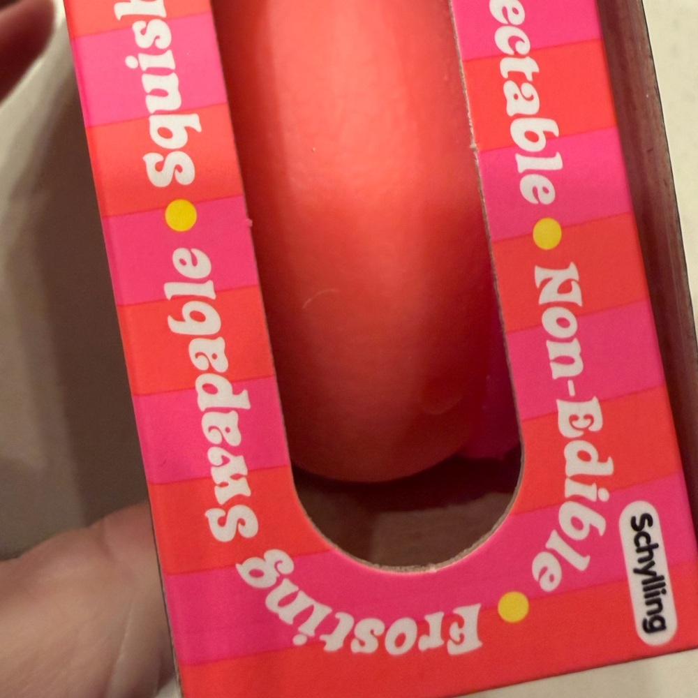 Schylling Needoh Pink Donut Sensory Toy - Switch & Swap Frosting - Picture 3 of 6